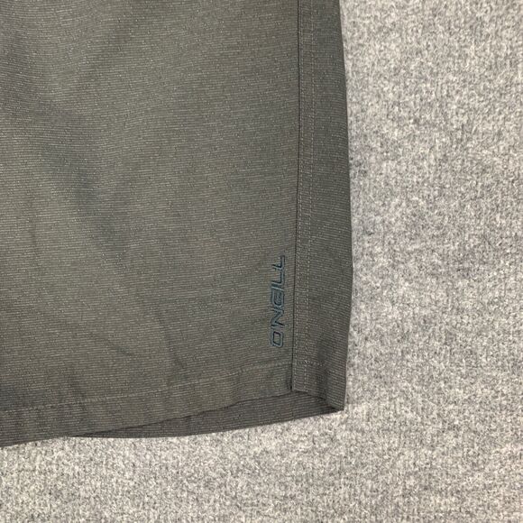 O'neill Shorts Mens 30 Charcoal Flat Front Dockside Chino Surf Summer Skateboard - Picture 3 of 12